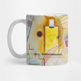 Colorful Abstract Kandinsky Yellow-Red-Blue Mug